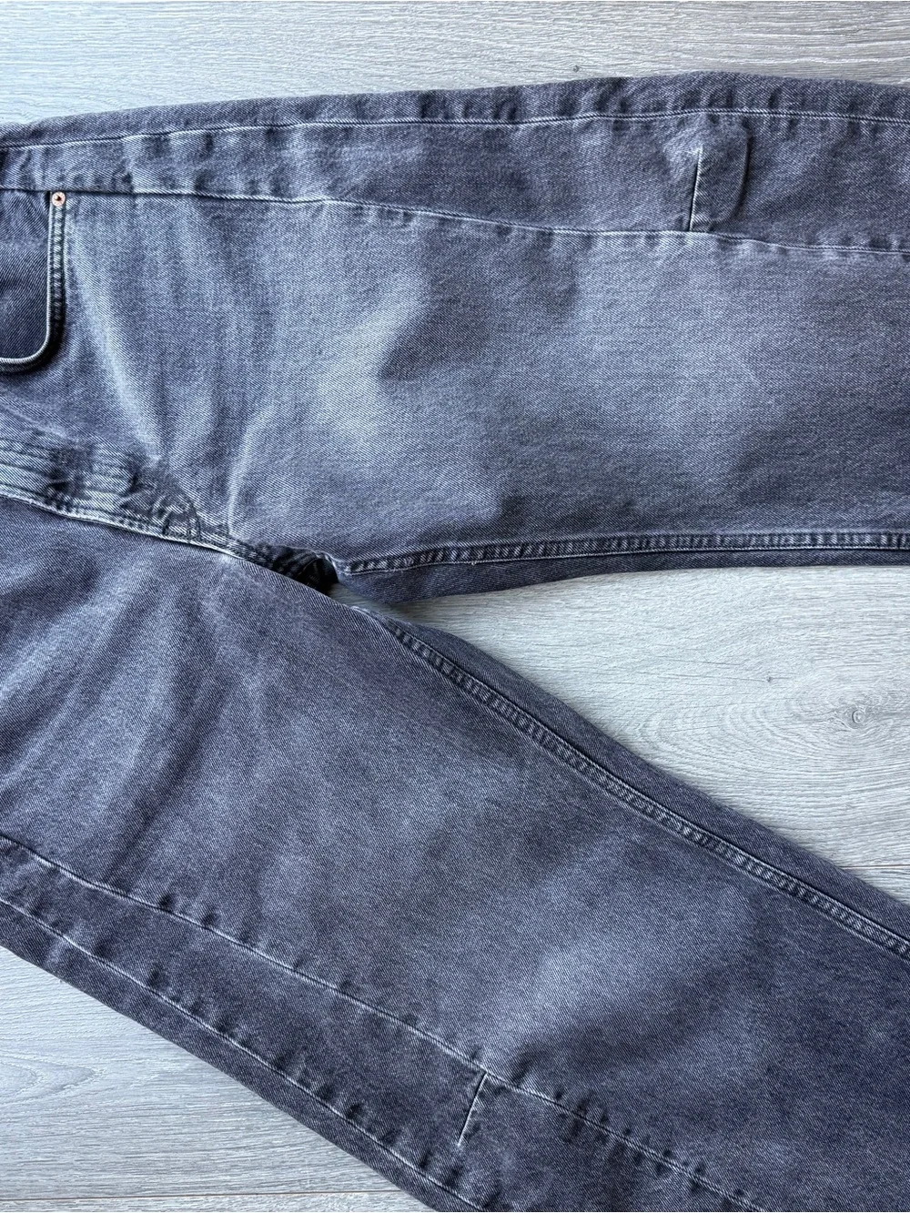 B Sides Black Barrel Jeans